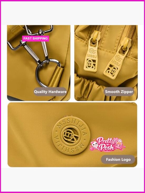 Waterproof Convertible Sling Backpack Mini Crossbody Daypack for Women Travel